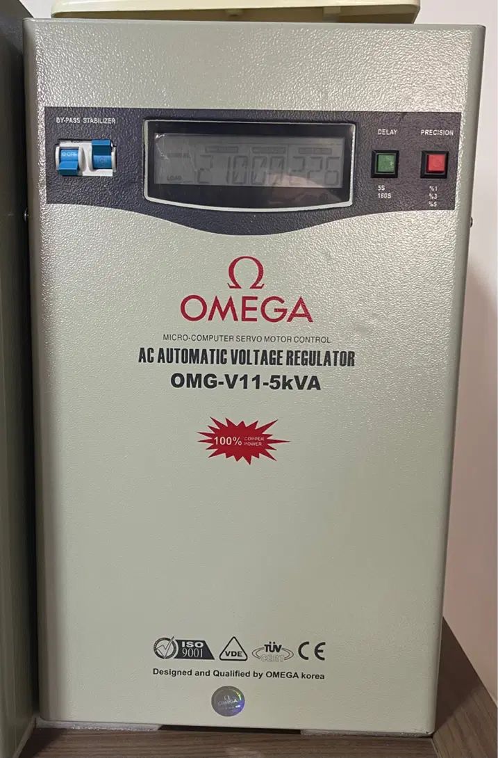 استابلایزر Omega اومگا ۵ و ۸ کیلو ولت آمپر|قطعات و لوازم جانبی رایانه|اصفهان, ملک|دیوار