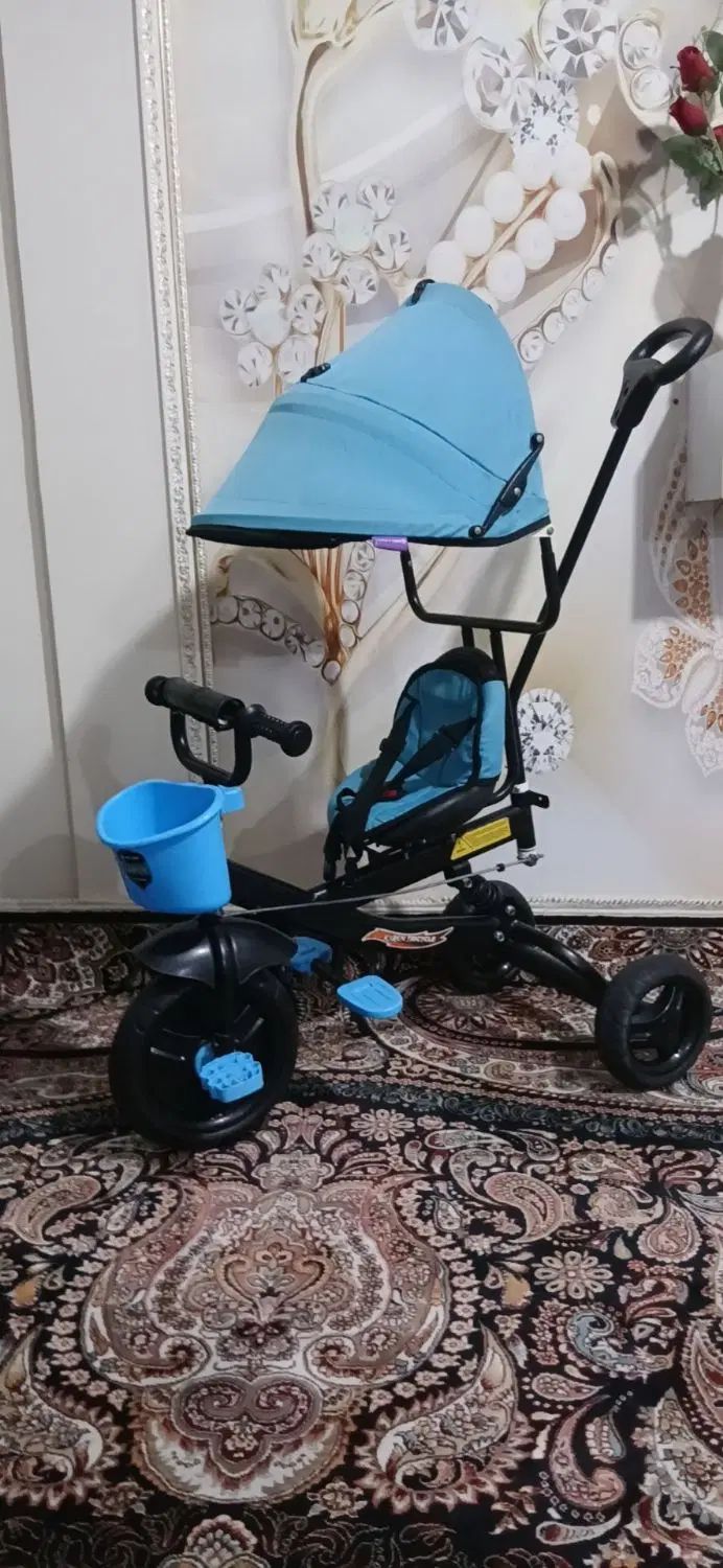 سه چرخه کودک نو مارک دلیجان|دوچرخه، اسکیت، اسکوتر|مشهد, طلاب|دیوار
