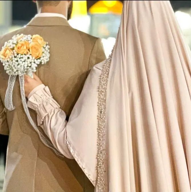 چادر جواهر دوزی عروس لباس محضر چادر حرم عروس|لباس|مشهد, قائم|دیوار