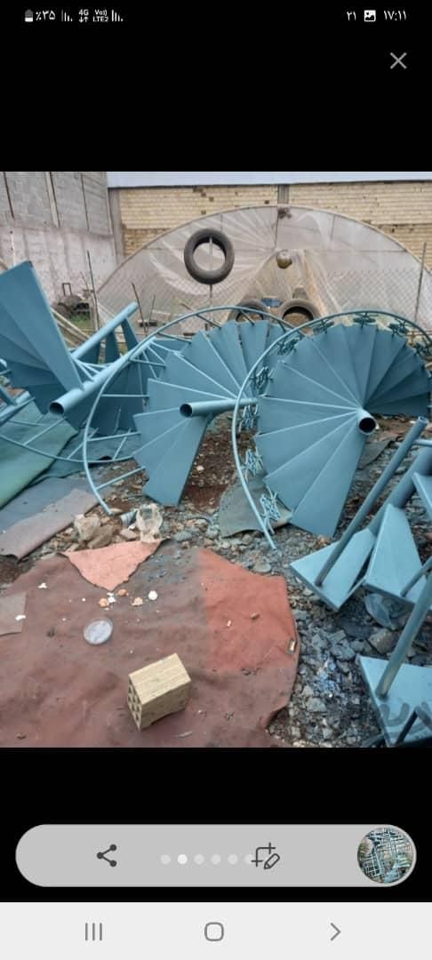 پله گردان و راپله مارپیچ|مصالح و تجهیزات ساختمان|رشت, لاکان|دیوار