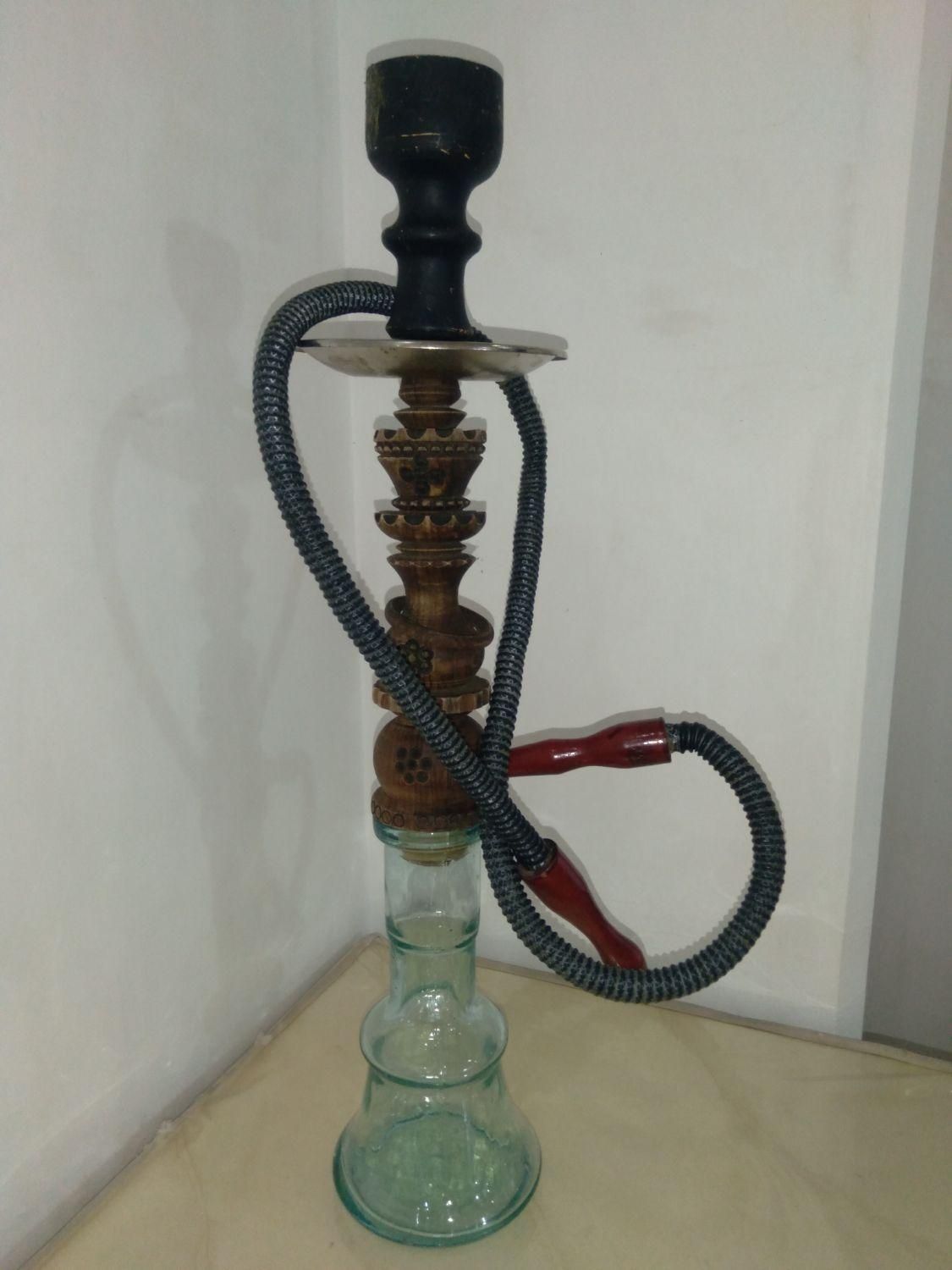 قلیون باتنه چوبی صحیح وسالم|کلکسیون و سرگرمی|اسلامشهر, شهرک قائمیه|دیوار