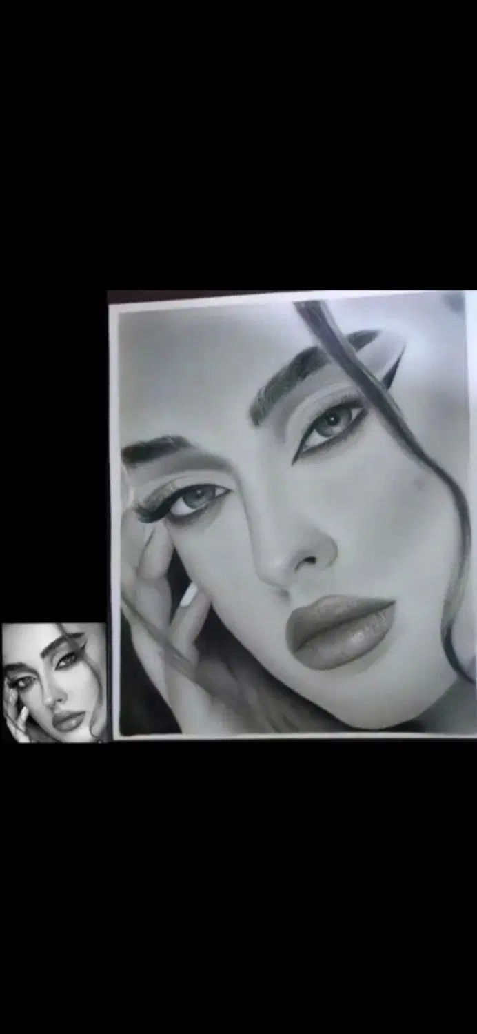 طراحی چهره|تابلو، نقاشی، عکس|تهران, آسمان|دیوار