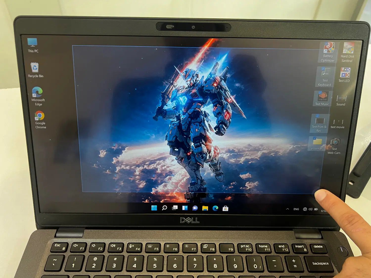 لپتاپ لمسی DELL/ پردازنده core i5 نسل 8/با گارانتی|رایانه همراه|مشهد, راهنمایی|دیوار