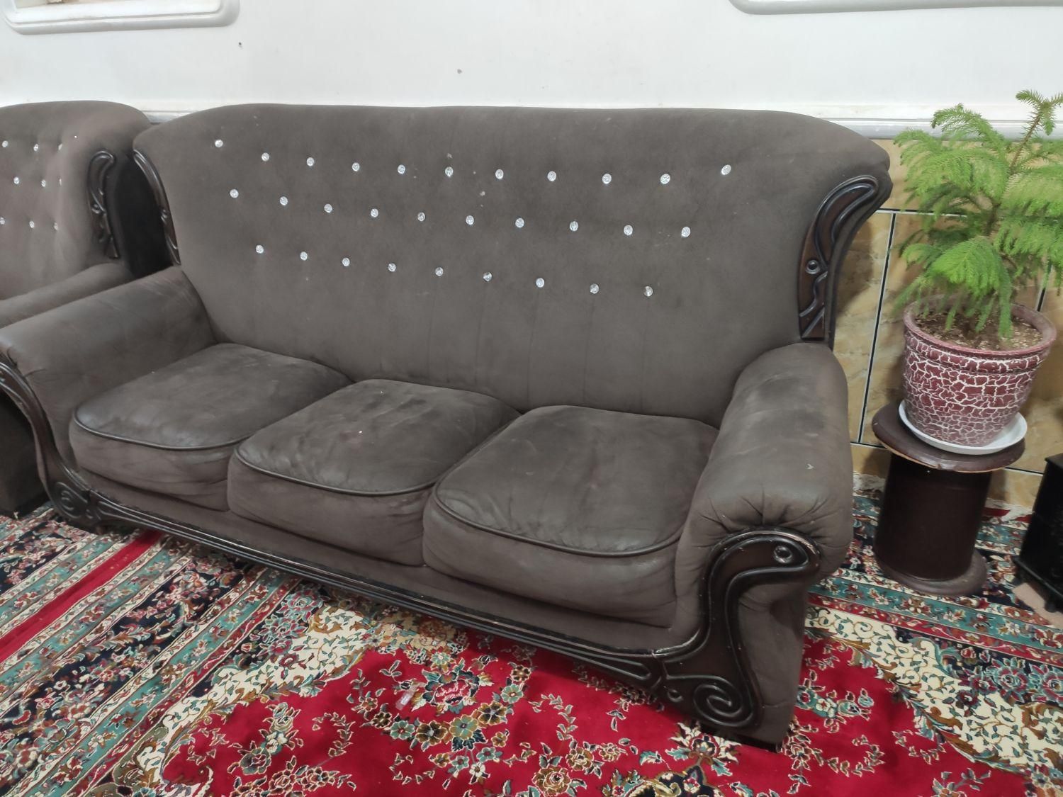 فروش دو عدد مبل|مبلمان خانگی و میز عسلی|بندر کنگان, |دیوار