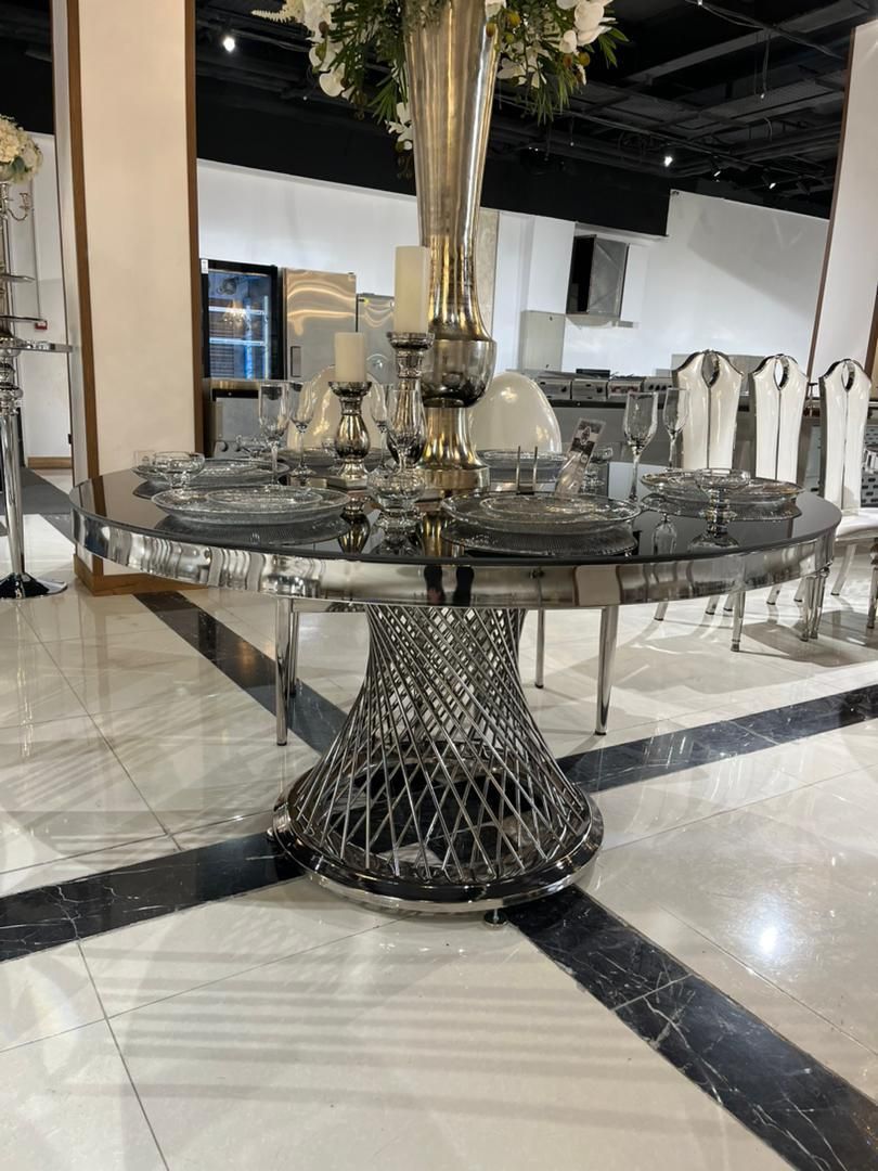 میز گرد فلزی تالاری/رستورانی مدل صلاله|عمده‌فروشی|مشهد, جنت|دیوار