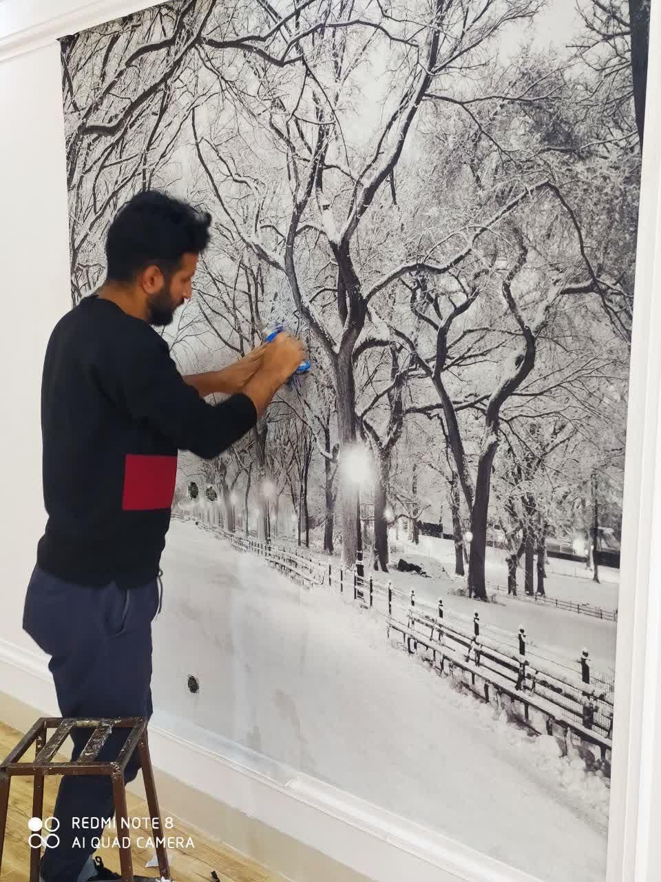 فروش نصب نصاب کاغذدیواری پوستر سه بعدی ماربل شیت|خدمات پیشه و مهارت|کوهدشت, |دیوار