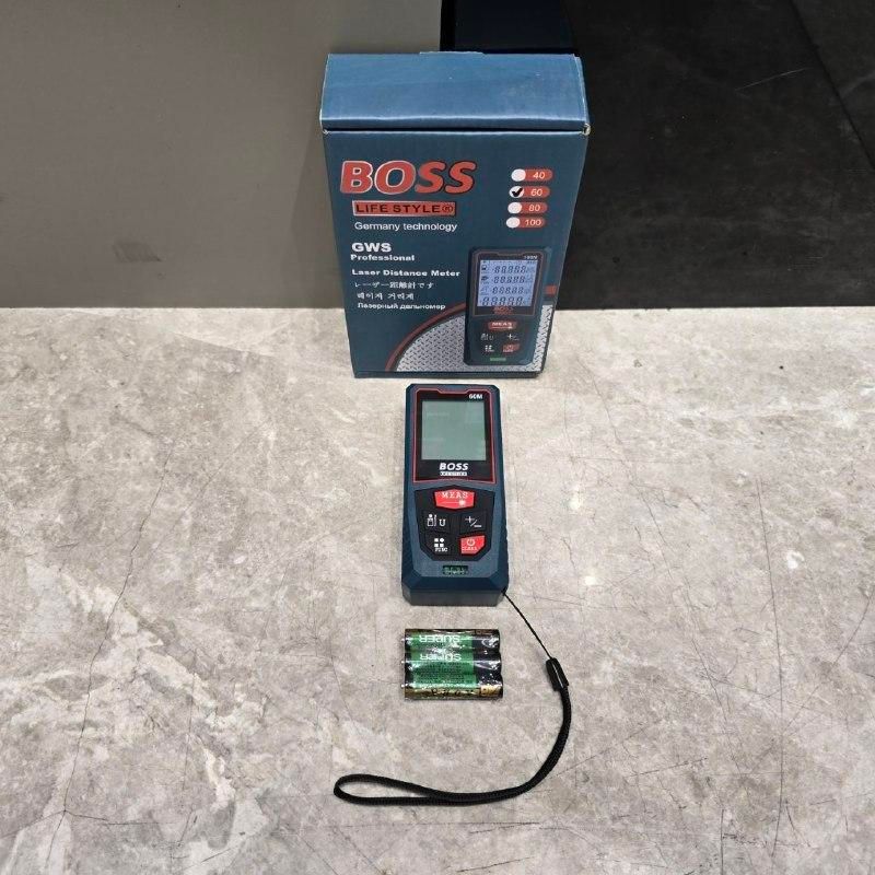 متر لیزری ۶۰ متری ضد آب BOSS|ابزارآلات|بندرعباس, |دیوار