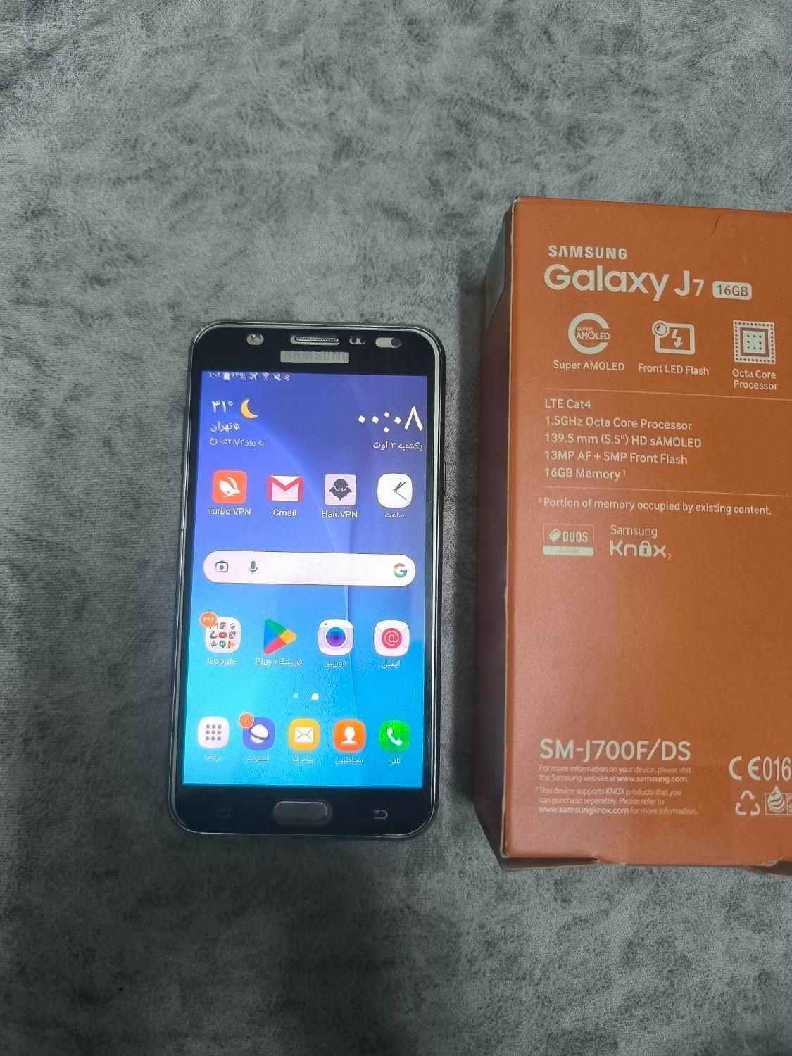 سامسونگ Galaxy J7 (2016) با حافظهٔ ۱۶ گیگابایت|موبایل|تهران, خانی‌آباد|دیوار