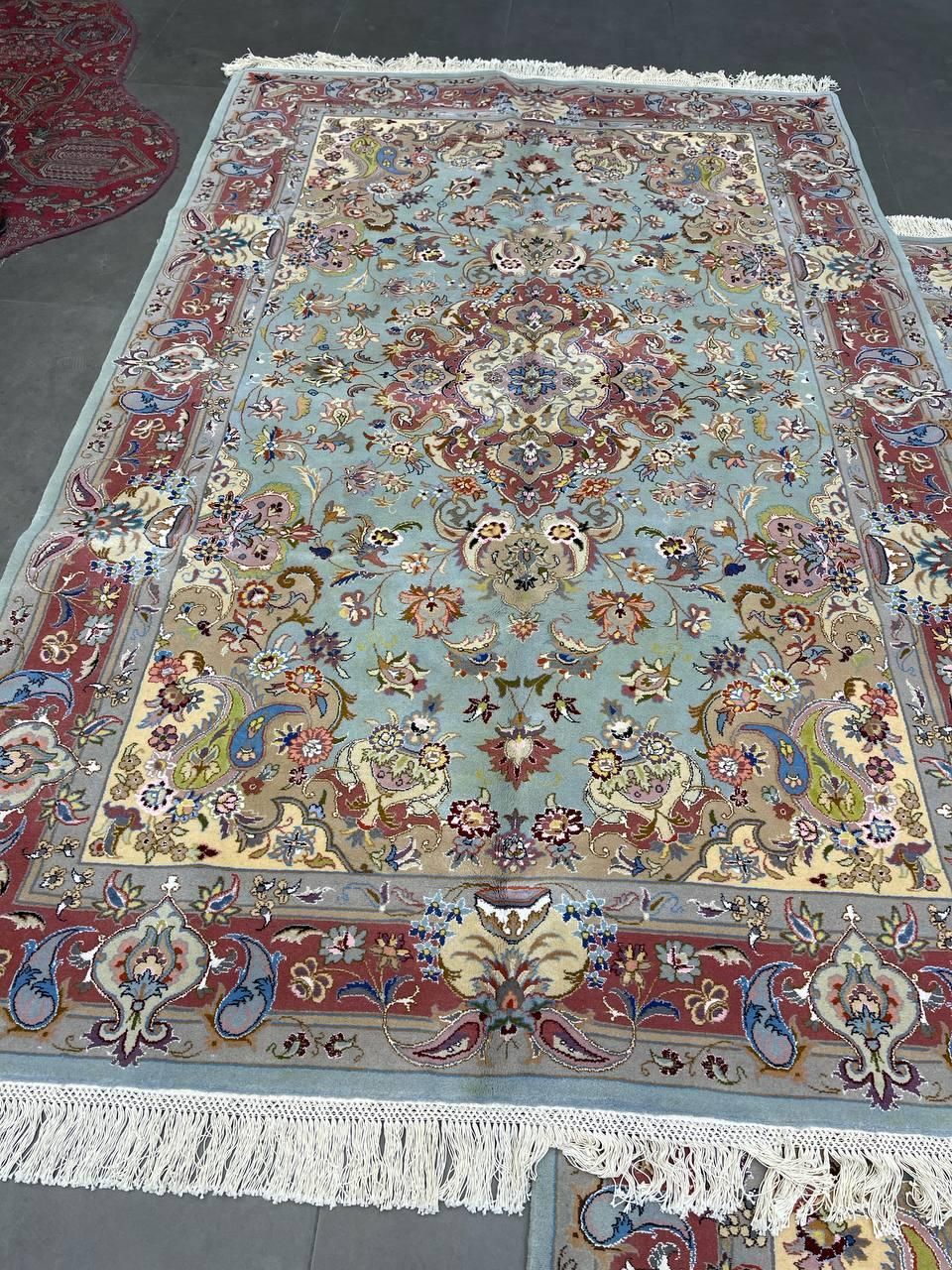 فرش دستباف (بساک) جفت ۶ متری ۱۷۵ تومن اعلا باف|فرش|مشکین‌دشت, |دیوار