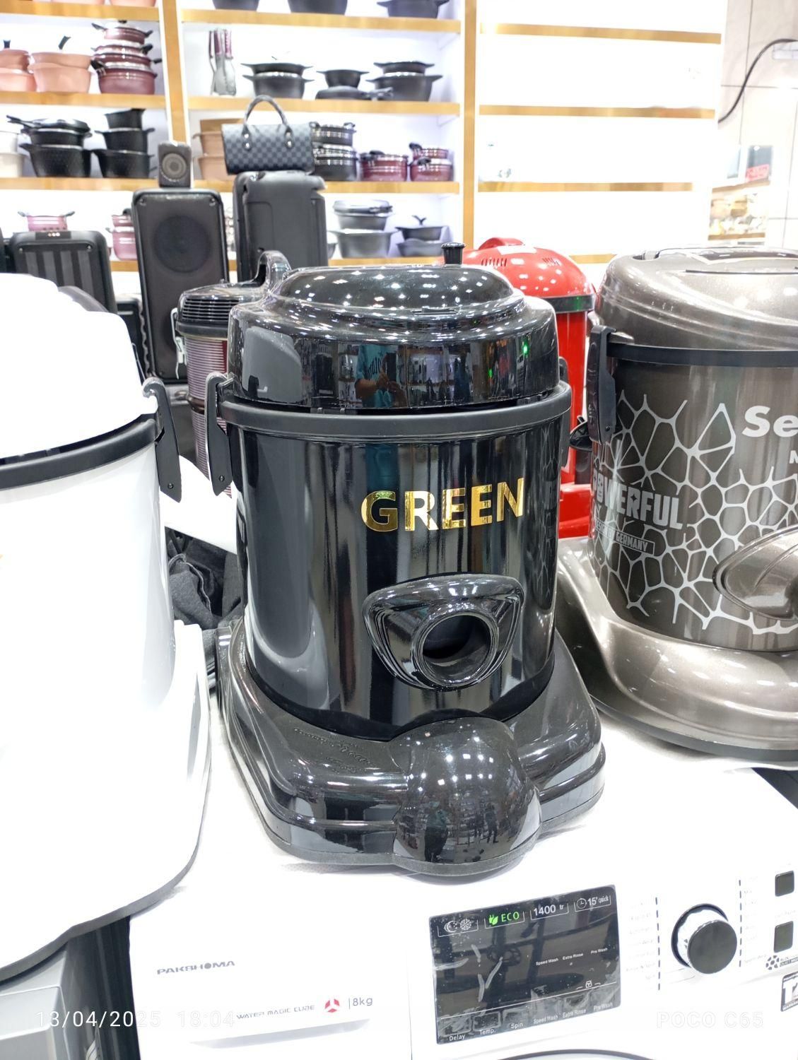 جارو برقی سطلی گرین6000 GREEN کنفی گارانتی و ارسال|جاروبرقی، جارو شارژی، بخارشو|مشهد, شهید آوینی|دیوار