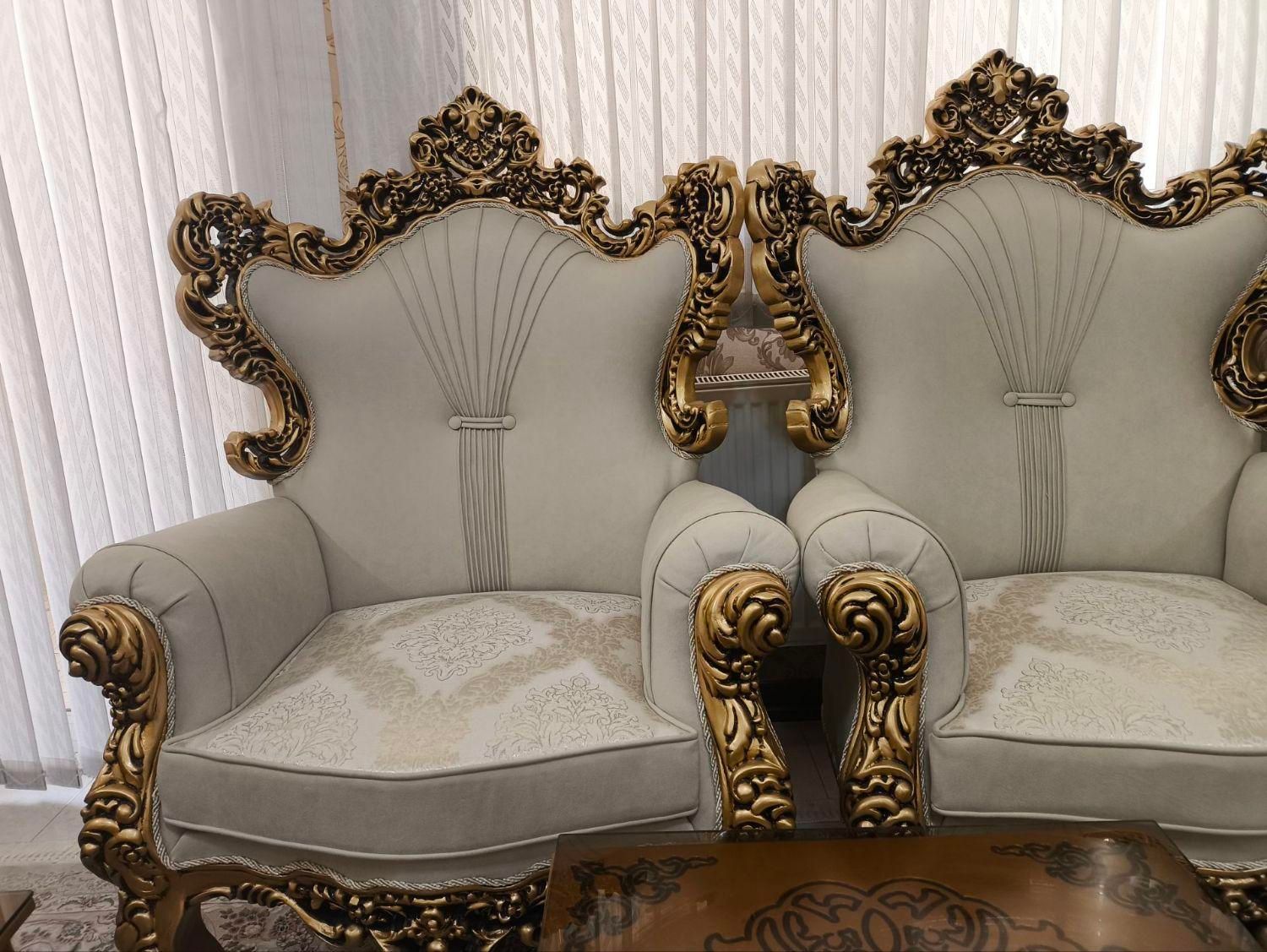 مبل سلطنتی نو|مبلمان خانگی و میز عسلی|اصفهان, ارزنان|دیوار