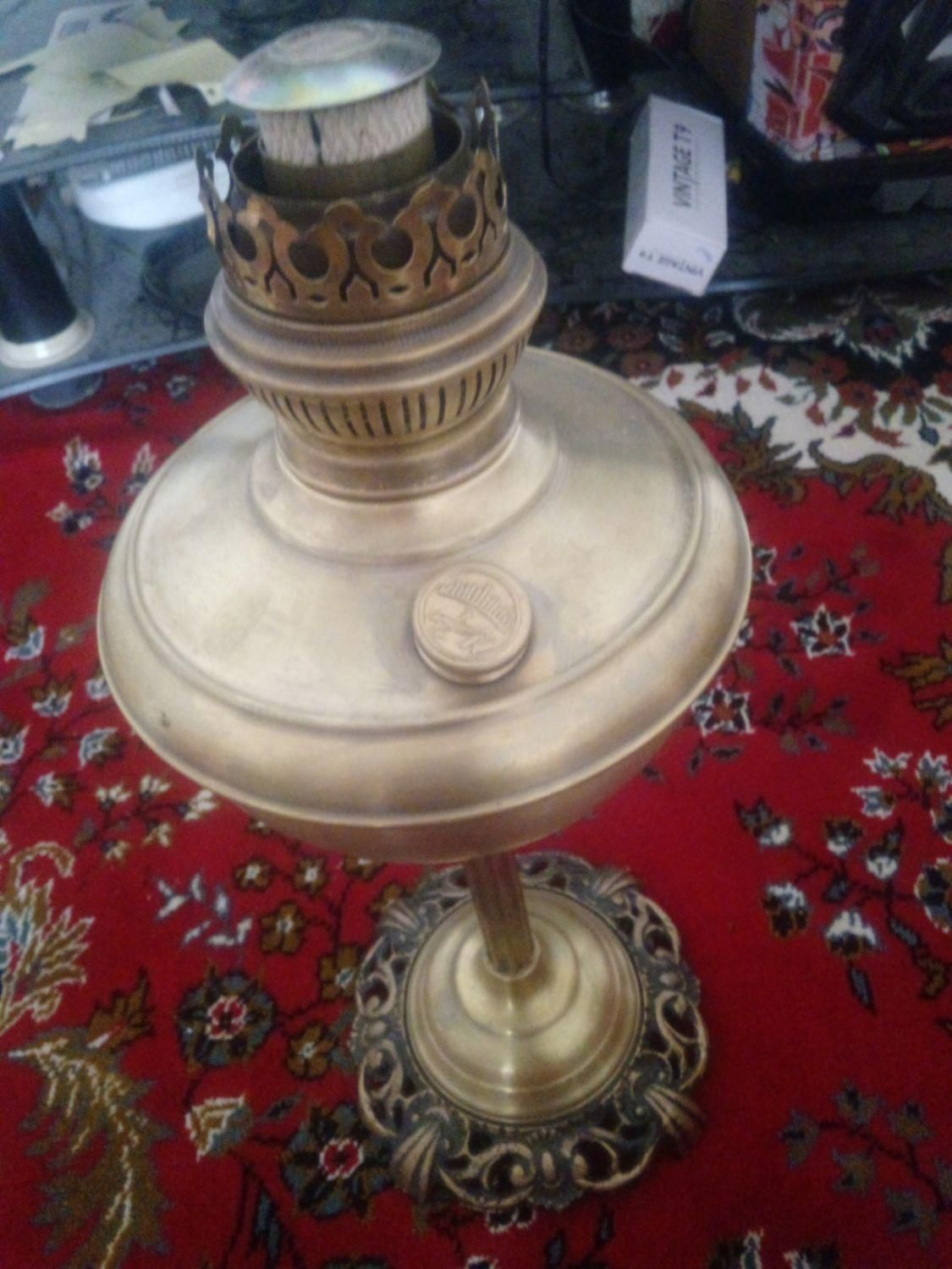 چراغ گرسوز قدیمی زیبا فقط دکوری بوده|کلکسیون اشیاء عتیقه|سبزوار, سلمان فارسی (چهار راه فرودگاه)|دیوار