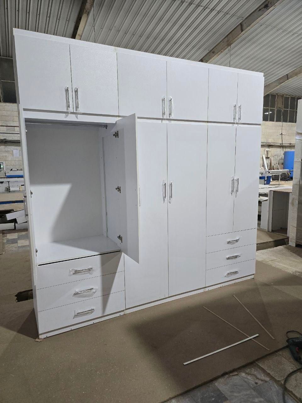 کمددیواری ۶کشو،کمد دیواری ملامینه|جاکفشی، کمد، دراور|نسیمشهر, |دیوار