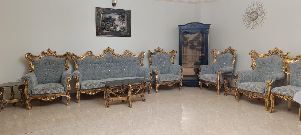 مبل سلطنتی|مبلمان خانگی و میز عسلی|رباط‌کریم, |دیوار