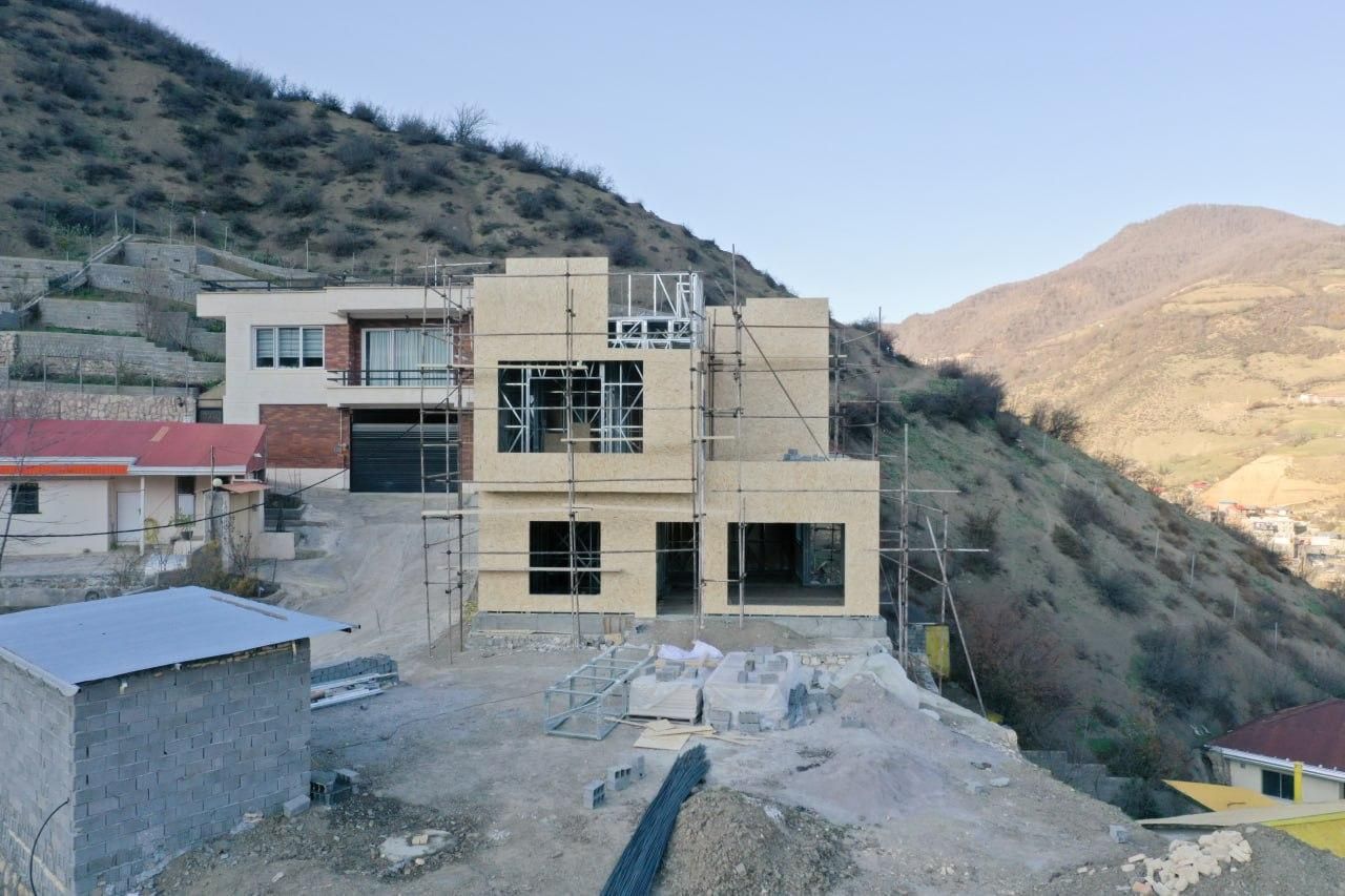 ساخت ویلا مدرن با سازه ال اس اف ساری|مصالح و تجهیزات ساختمان|ساری, |دیوار