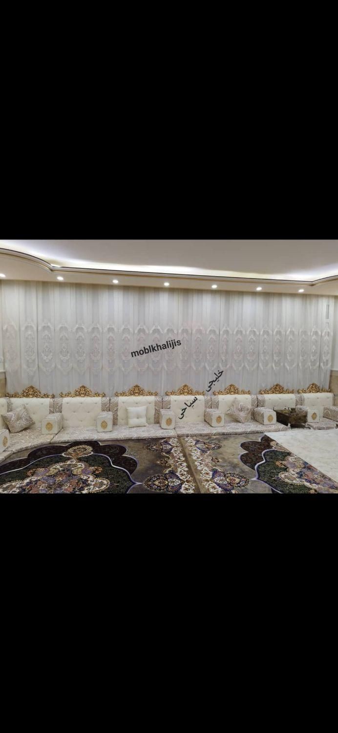 مبل خلیجی پشتی چستر۴۰۰۹سیاحی|مبلمان خانگی و میز عسلی|رامشیر, |دیوار