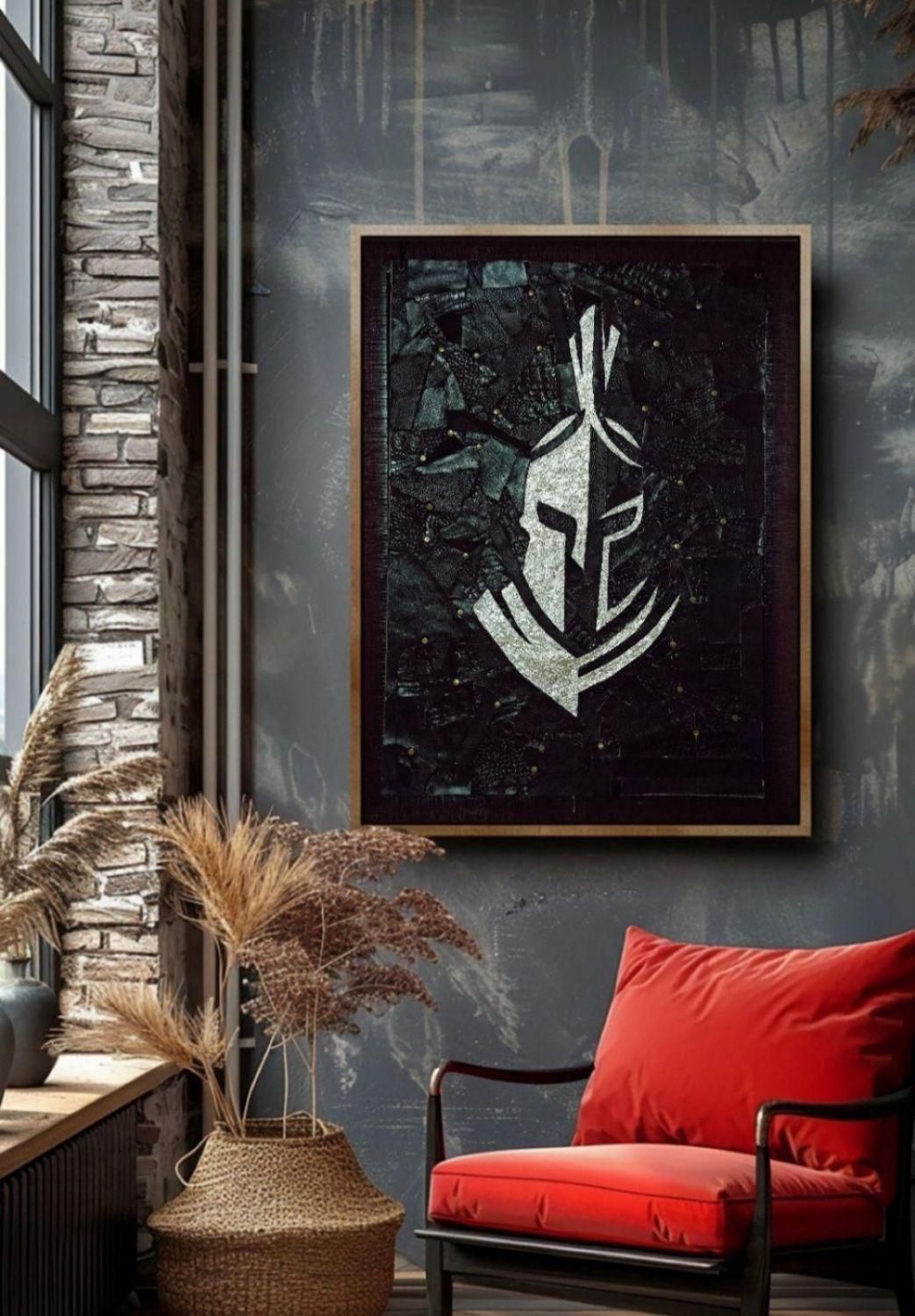 تابلو دکوراتیو شوالیه چرم طبیعی|تابلو، نقاشی، عکس|تهران, صادقیه|دیوار