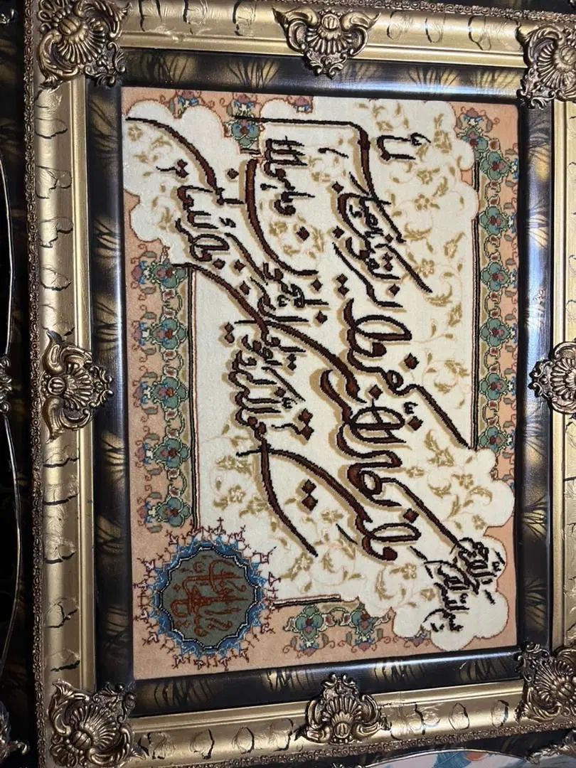 میزتلوزیون بوفه و تابلو فرش در حد نو بدون ضربه|بوفه، ویترین، کنسول|رشت, فرزانه|دیوار