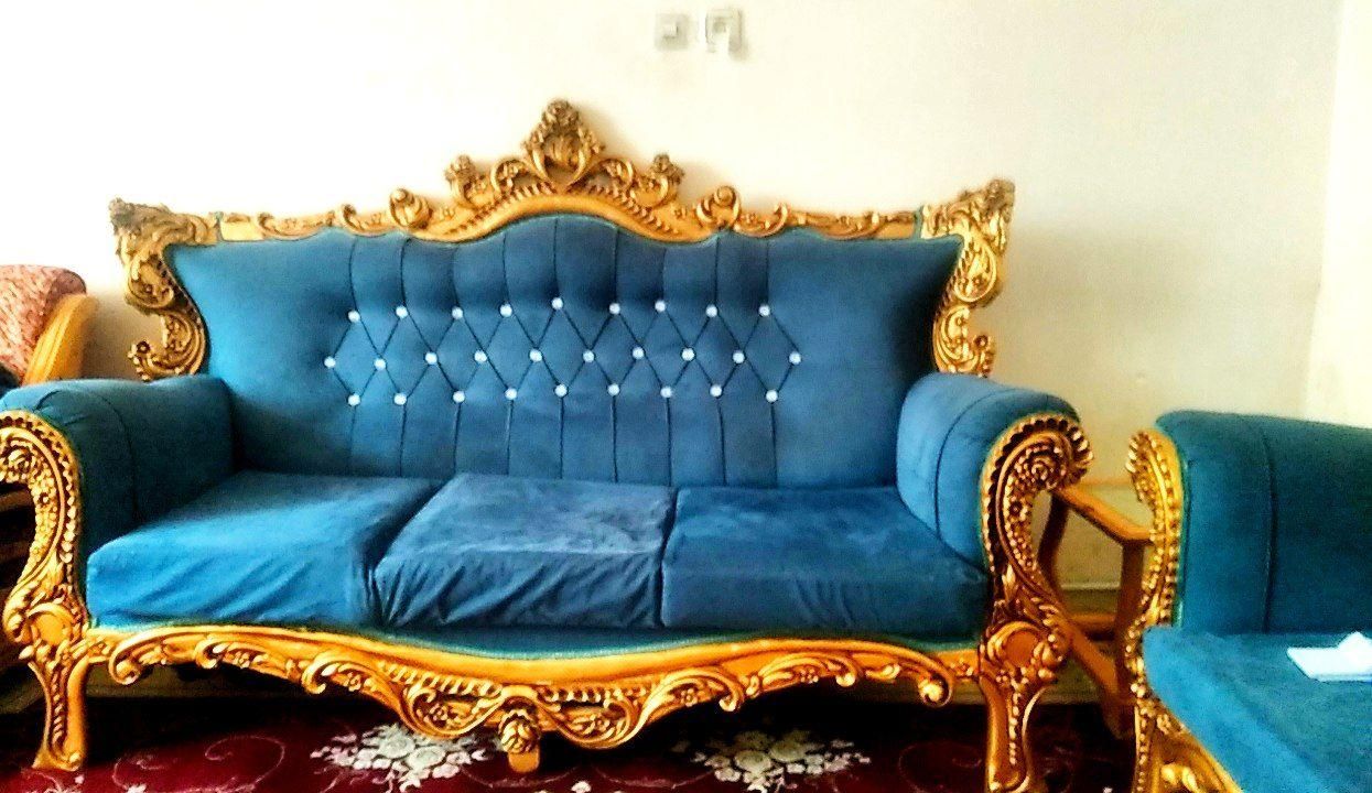 مبلمان 7 نفره کلاسیک قیمت سه میلیون|مبلمان خانگی و میز عسلی|ماهدشت, |دیوار