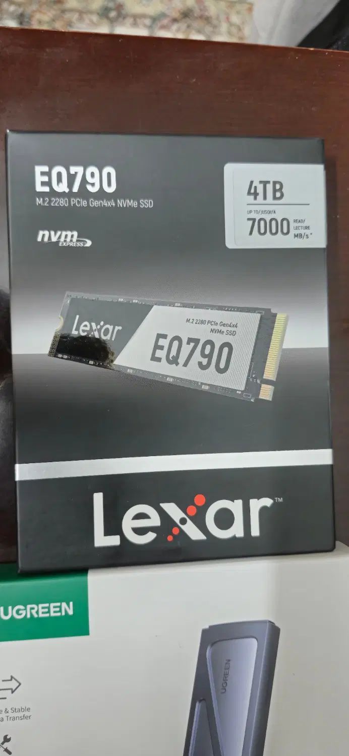 Lexar EQ790 SSD 4TB Ext hard drive + Enclosure|قطعات و لوازم جانبی رایانه|کرج, فاز ۴ مهرشهر|دیوار