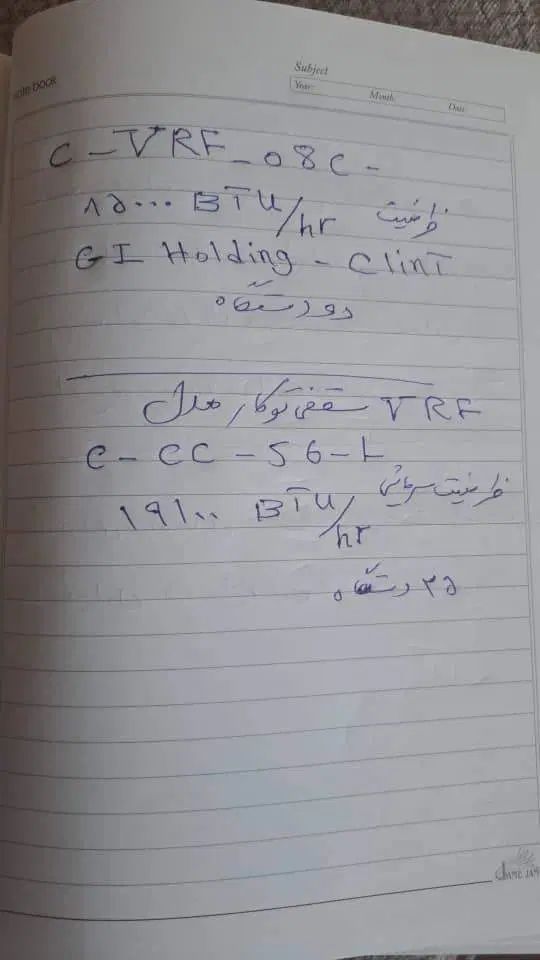 هواساز VRF Clint ایتالیا ۵ یونیت + ۲۵ پنل توافقی|ماشین‌آلات صنعتی|تهران, شهران شمالی|دیوار