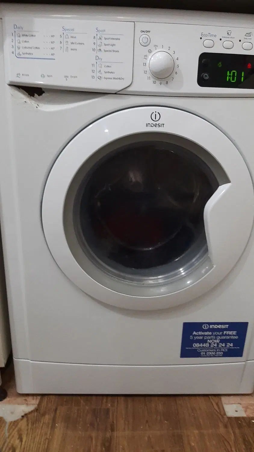 ماشین لباسشویی ایندزیت - Indesit|ماشین لباسشویی و خشک‌کن لباس|تهران, حکیمیه|دیوار