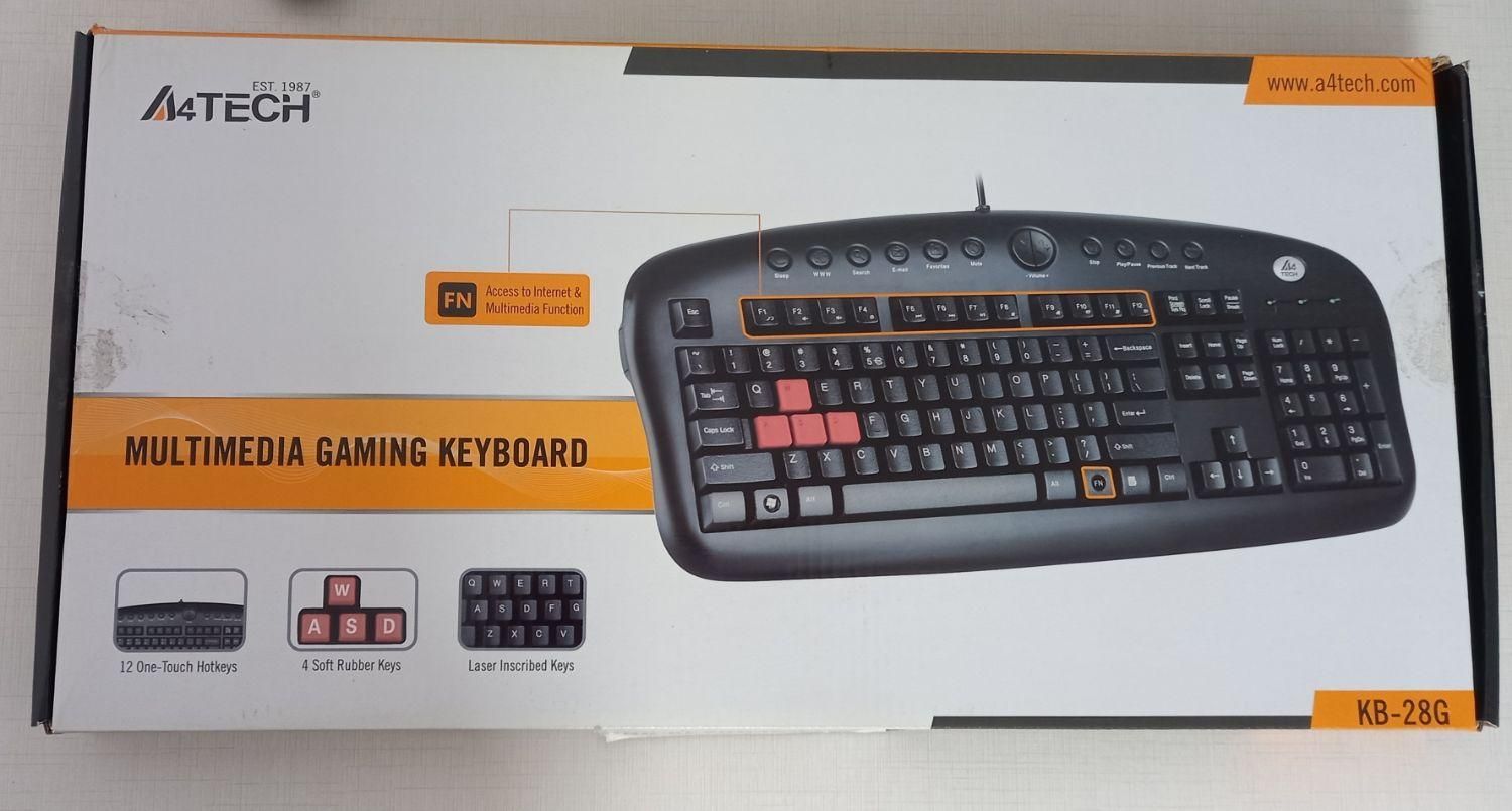 کیبورد گیمینگ A4TECH  مدل KB-28G|رایانه رومیزی|گنبد کاووس, |دیوار