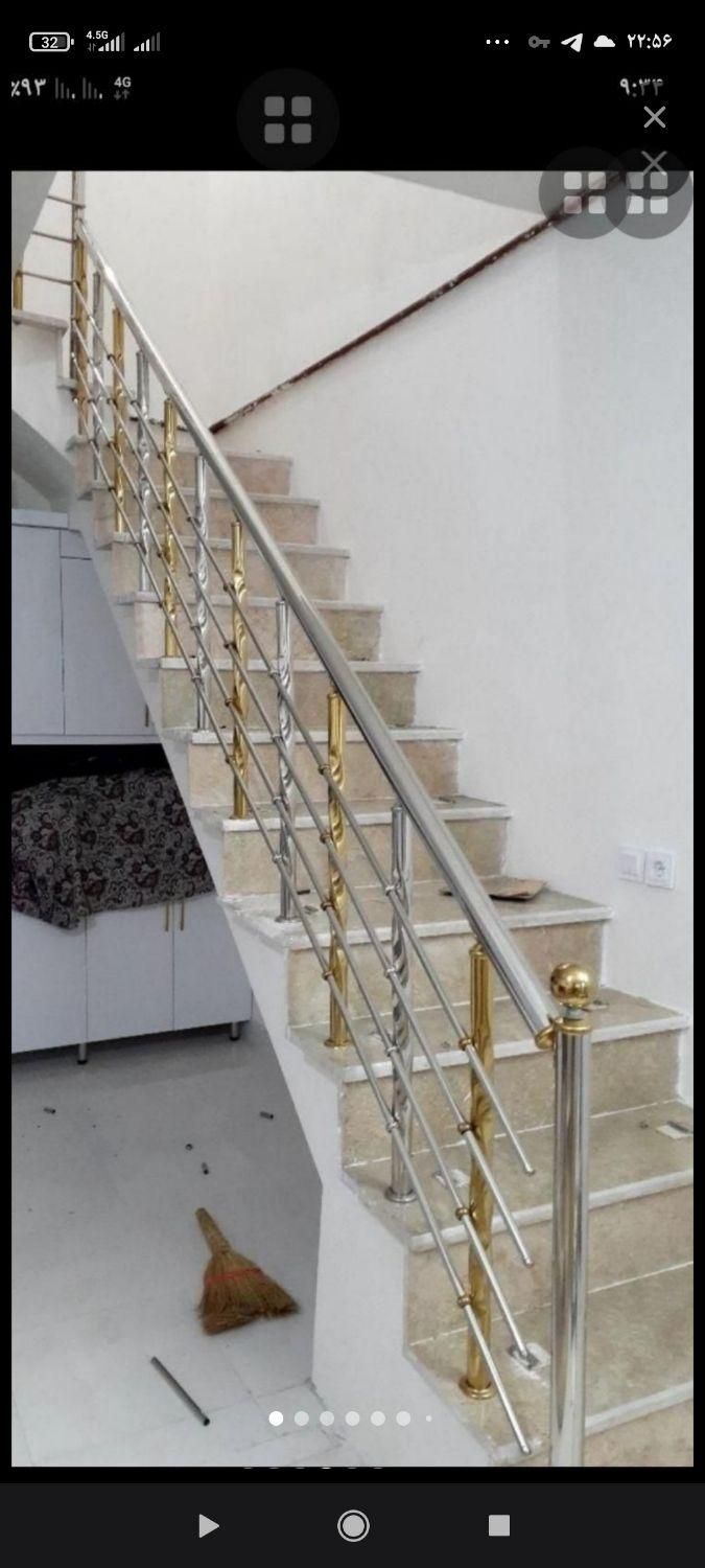 نرده استیل و آلومینیوم با ضمانت 10سال|مصالح و تجهیزات ساختمان|دهگلان, |دیوار