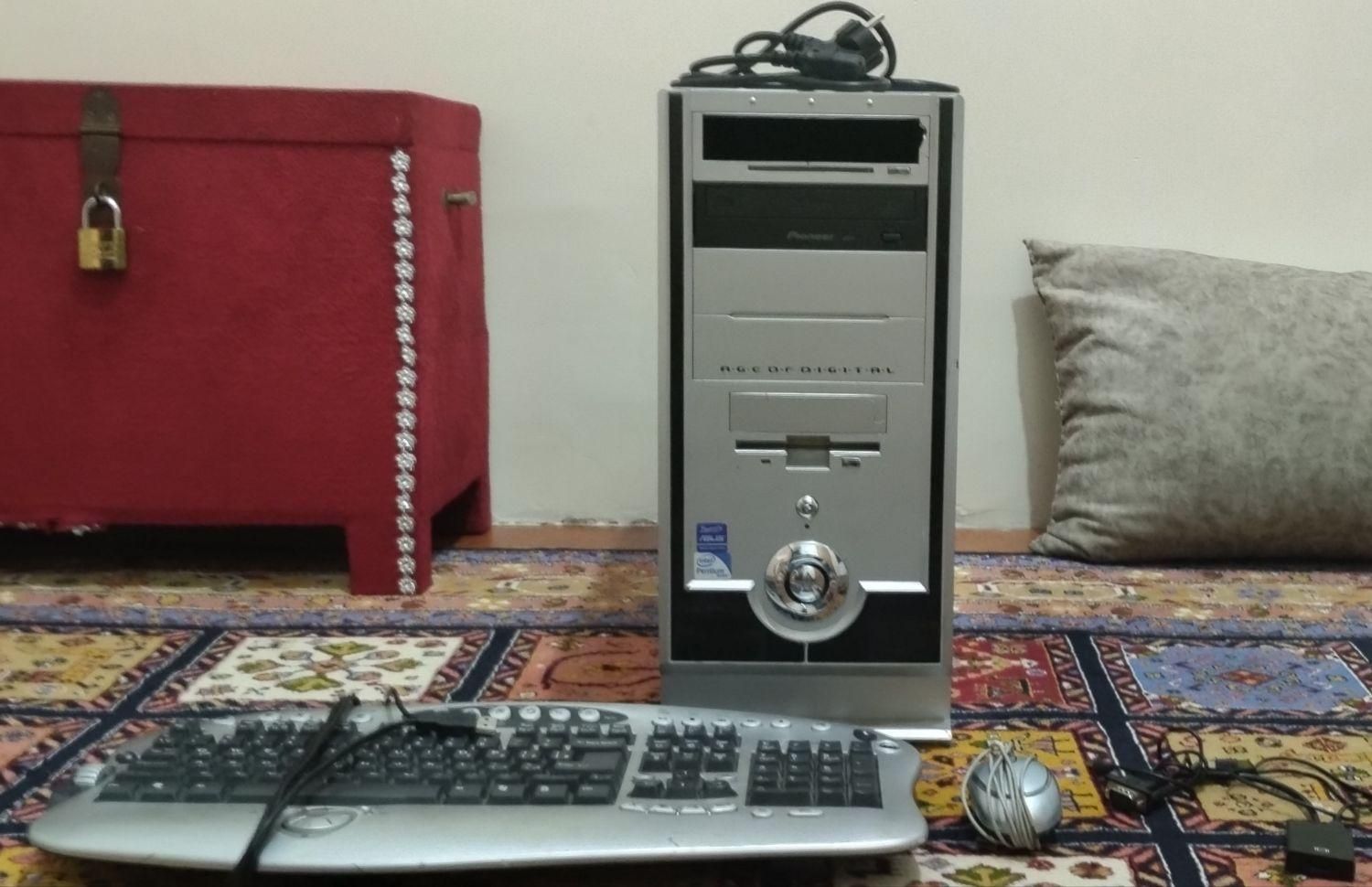 سیستم کامل (کامپیوتر) با لوازم جانبی کیبورد و ماوس|رایانه رومیزی|اسلام‌شهر, |دیوار