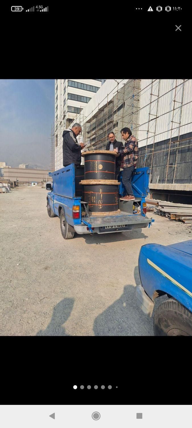 نیسان بار آهن کش با سیم بکسل 4 عدد تیرچه ورق لوله|خدمات حمل و نقل|مشهد, توس (بلوار توس)|دیوار