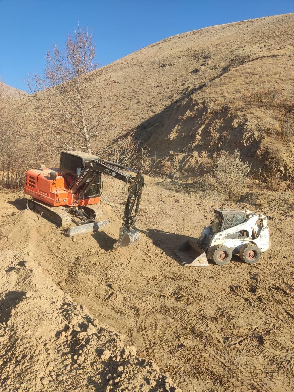 اجاره بابکت مینی بیل کندن استخر حمل نخاله مصالح|خدمات حمل و نقل|کرج, کمالشهر|دیوار