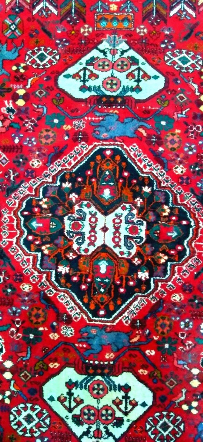 فرش دستباف قدیمی آنتیک قشقایی|فرش|صدرا-فارس, فاز ۱|دیوار