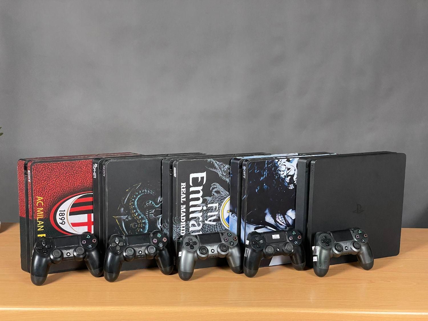 PS4 slim کپی خور یک ترابایت با کارتون و فول بازی|کنسول، بازی ویدئویی و آنلاین|یزد, |دیوار