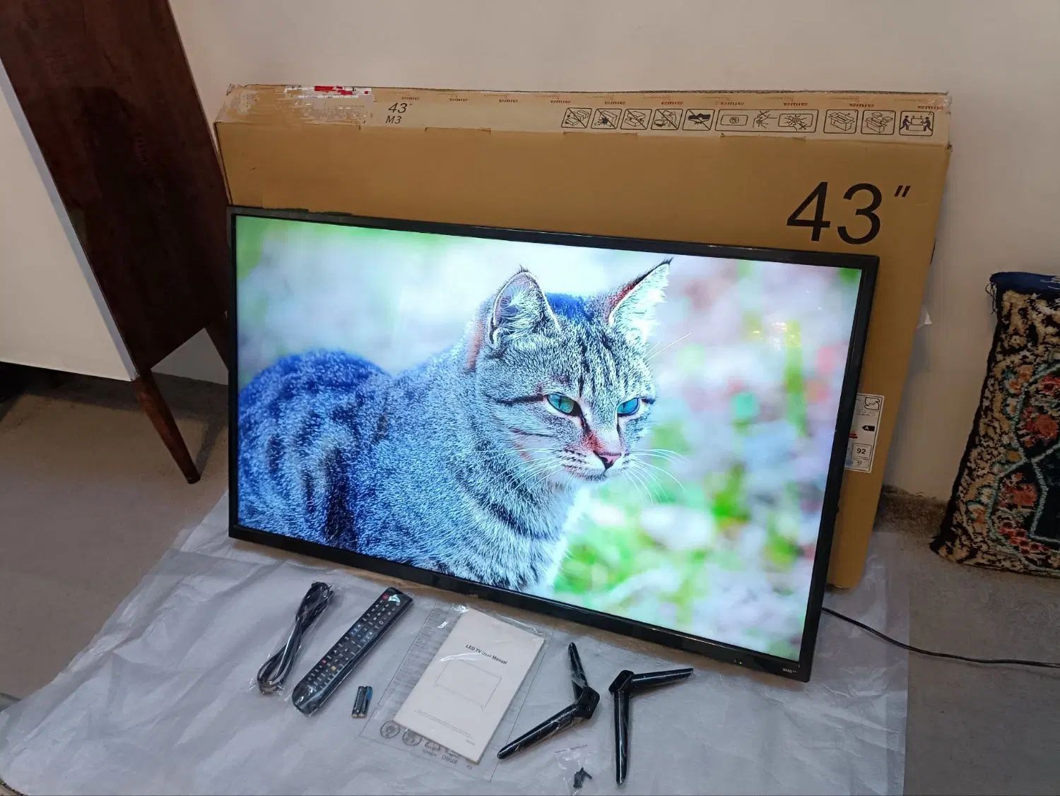 LED43جی پلاس درحدآک واقعی دوپایه نونونو|تلویزیون و پروژکتور|مشهد, عباس‌آباد|دیوار