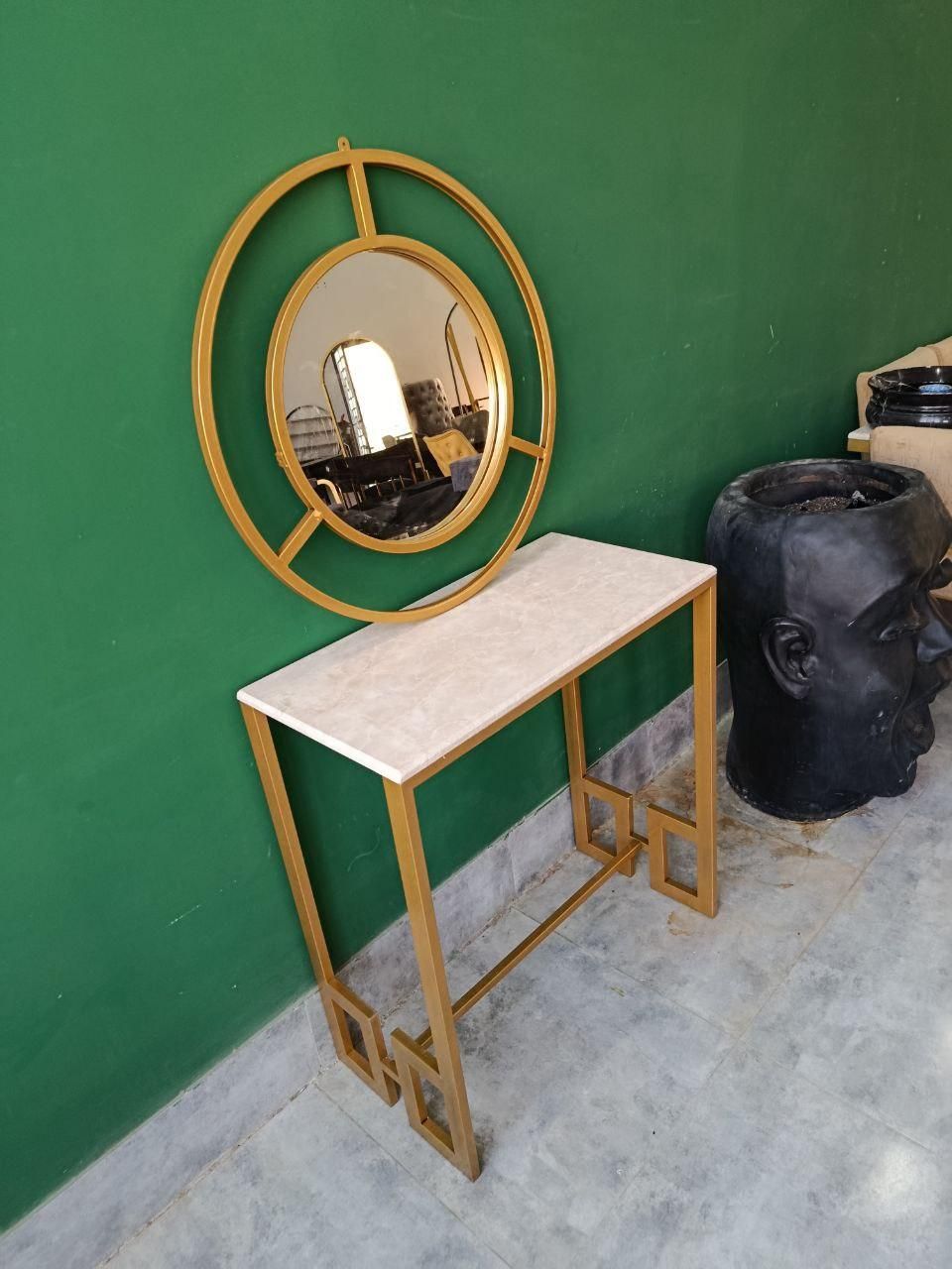 آینه کنسول اقتصادی / آینه مشکی / انواع کنسول|بوفه، ویترین، کنسول|مشهد, رباط طرق|دیوار