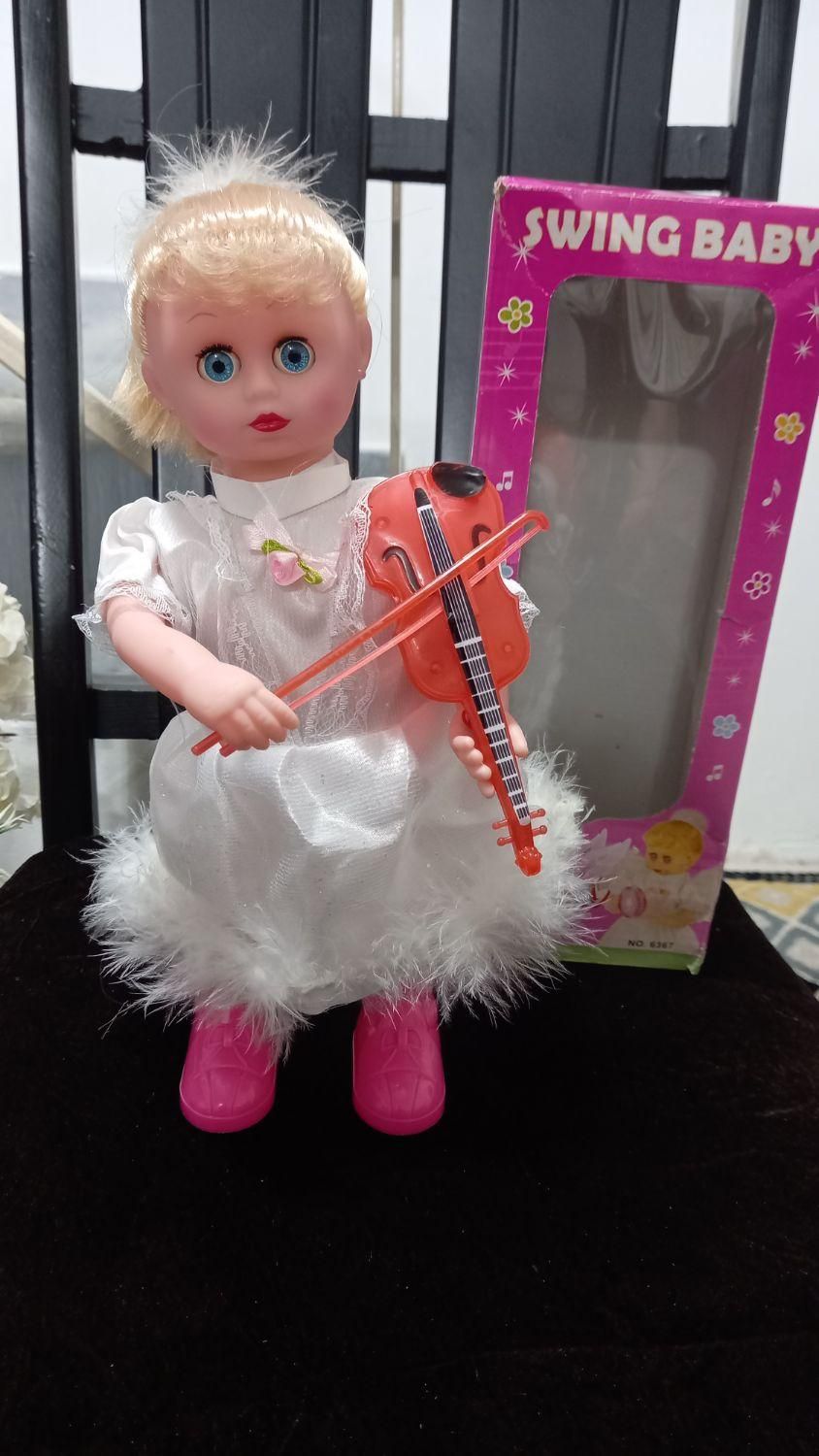 عروسک موزیکال دختر ویولن زن|اسباب‌‌بازی|آستانه اشرفیه, |دیوار