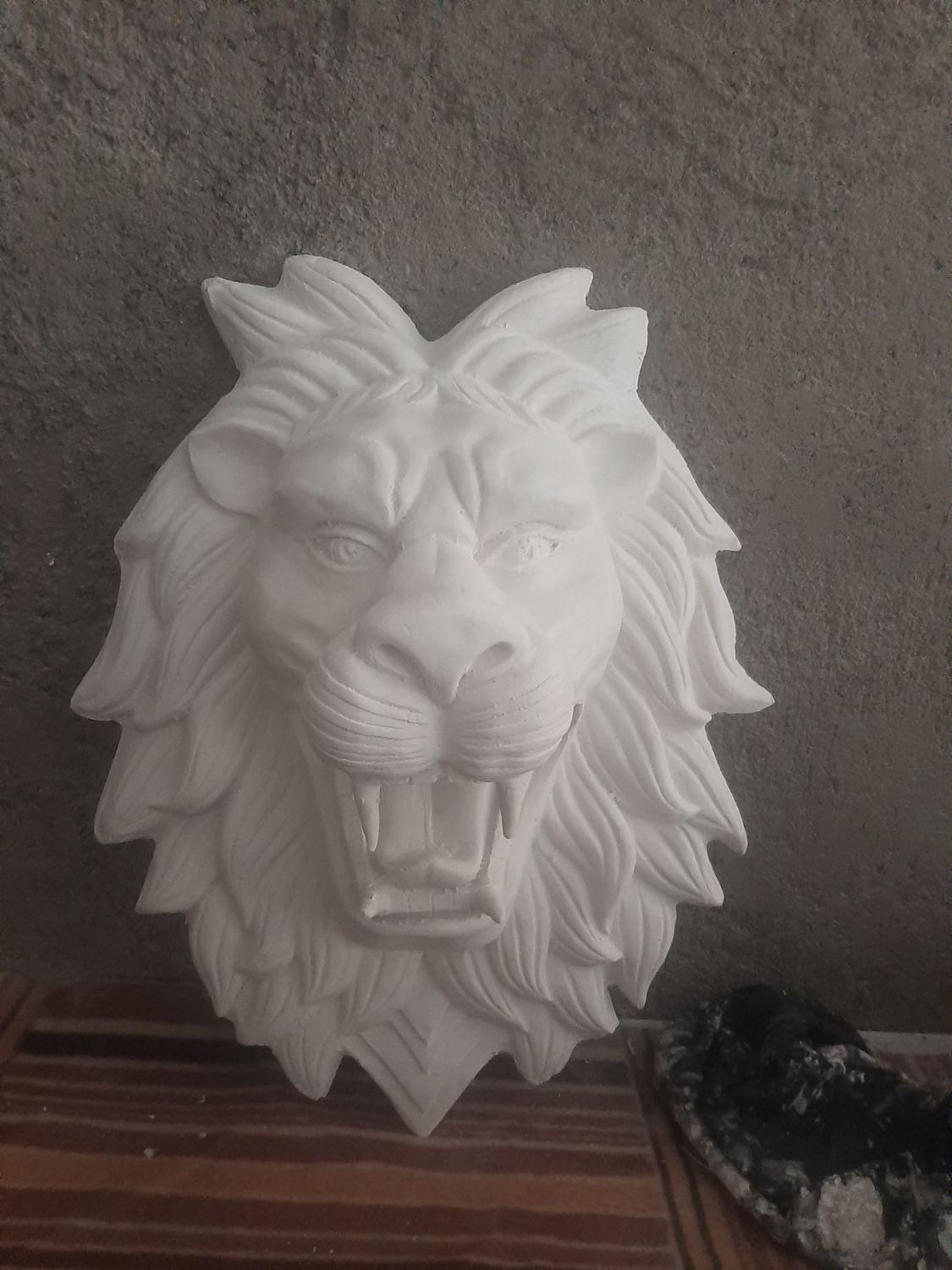 کله شیر دیواری فایبرگلاس ( مجسمه سازی اطمانی)|مجسمه، تندیس، ماکت|مشهد, نوید|دیوار