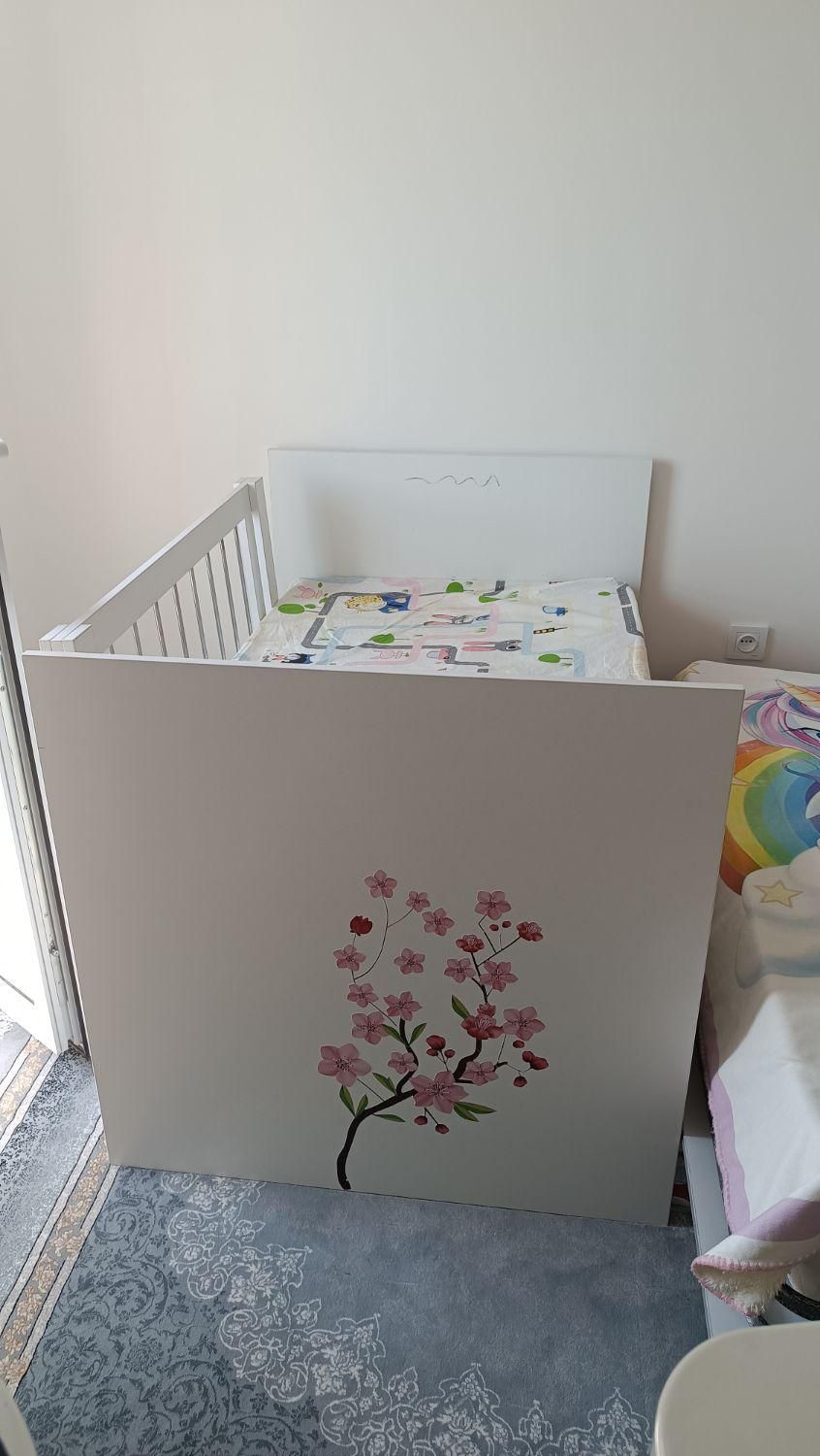 تخت نوزاد.قیمت توافقی|تخت و صندلی بچه|شهریار, شهریار|دیوار