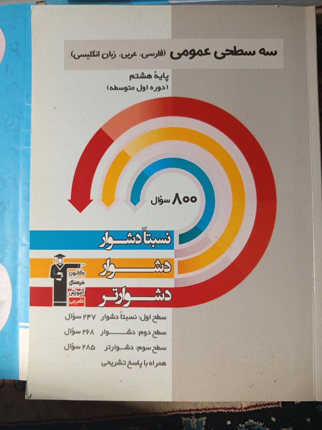 کتابهای کمک درسی پایه هشتم تستی همراه با درس نامه|کتاب و مجله آموزشی|نورآباد ممسنی, |دیوار