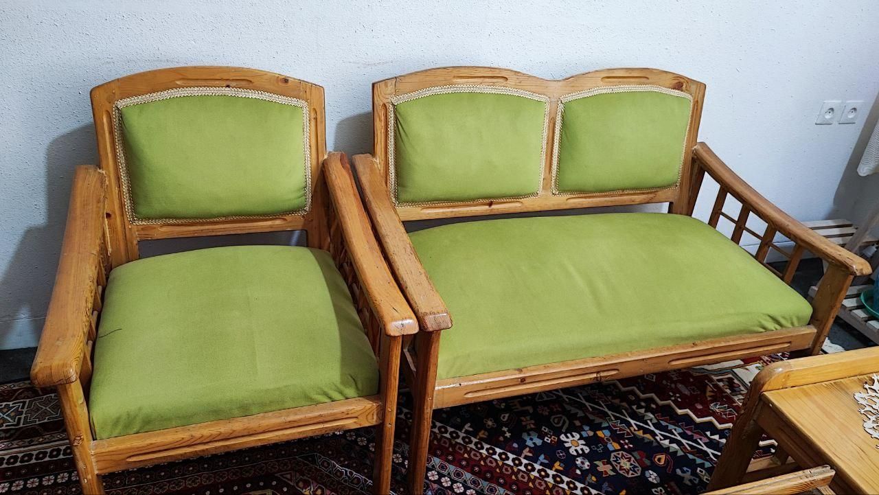 مبل ۷ نفره|مبلمان خانگی و میز عسلی|شیراز, طلاب|دیوار