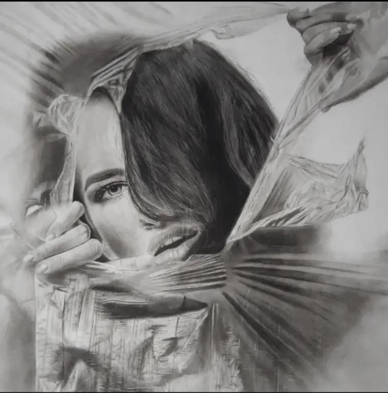 سفارش چهره سیاه قلم|تابلو، نقاشی، عکس|بندر گناوه, |دیوار