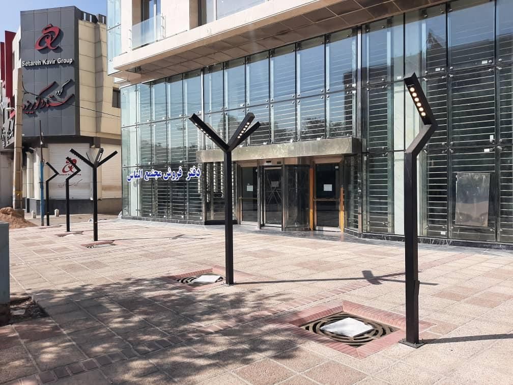 پایهz|لامپ و چراغ|شیراز, فرودگاه شهید دستغیب شیراز|دیوار