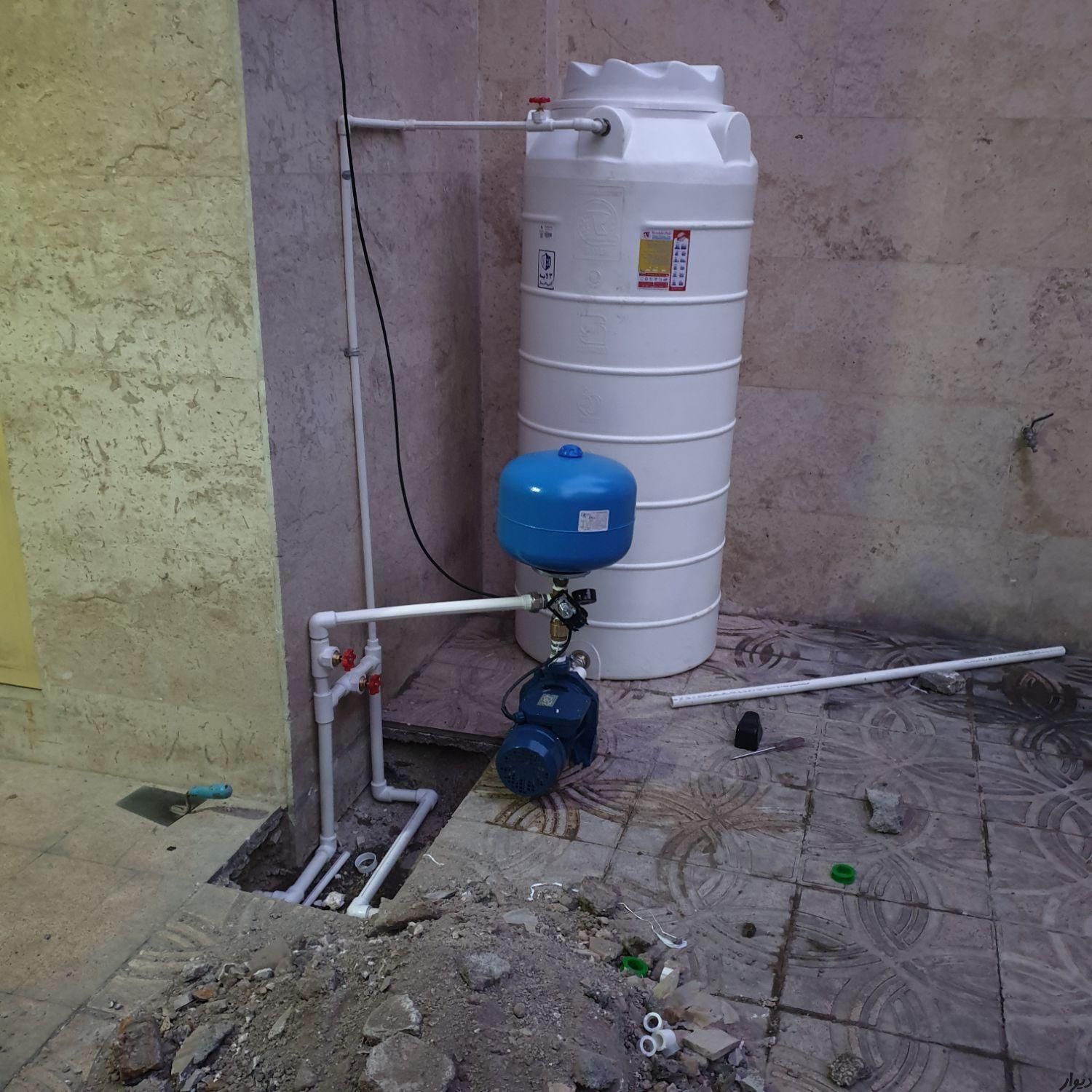 نصب پمپ اب ولوله کشی کاکی خورموج|خدمات پیشه و مهارت|خورموج, |دیوار