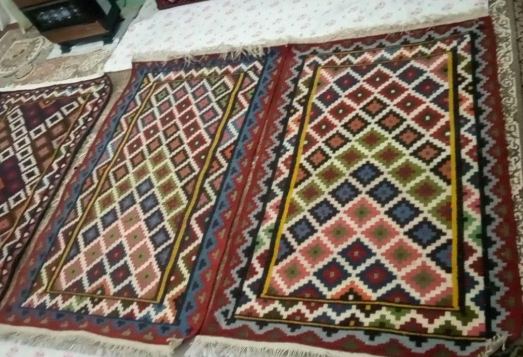 گلیم دست باف نو|گلیم، جاجیم، گبه|برخوار, |دیوار