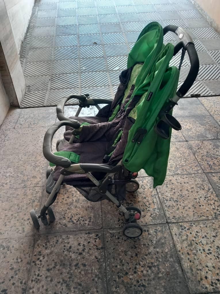 کالسکه دوقلویی|کالسکه و لوازم جانبی|شیراز, اصلاح‌نژاد|دیوار