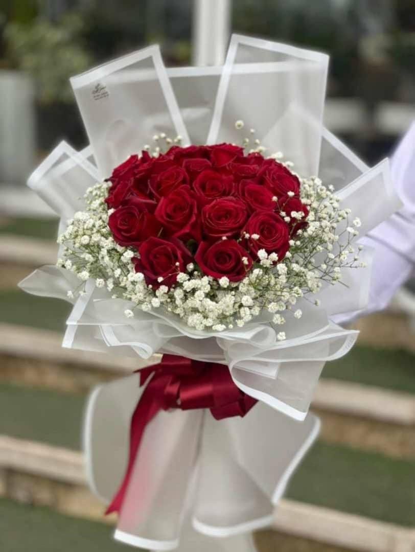 دسته گل عروس ژیپسوفیلا طبیعی تولد عشقولانه کادو|گل و گیاه طبیعی|فردیس, فردیس|دیوار