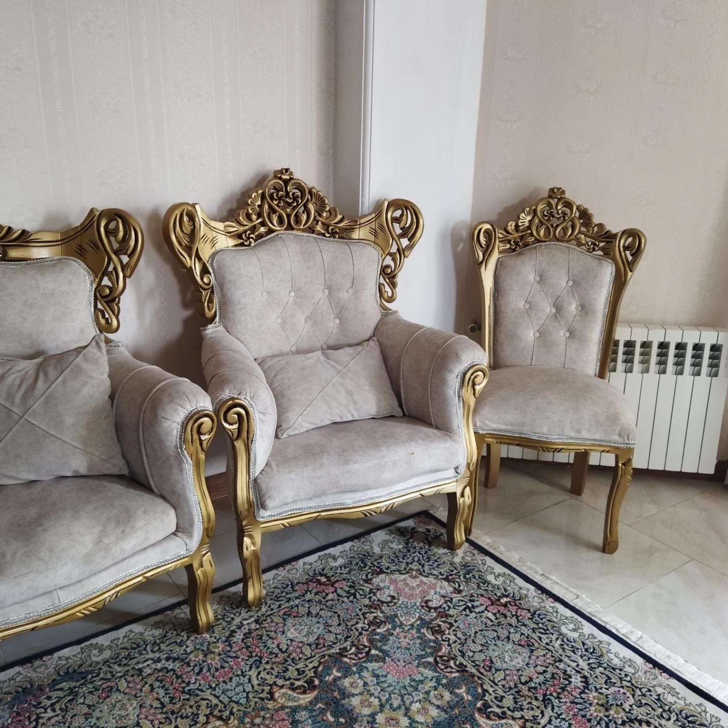 مبل سلطنتی|مبلمان خانگی و میز عسلی|رامسر, |دیوار