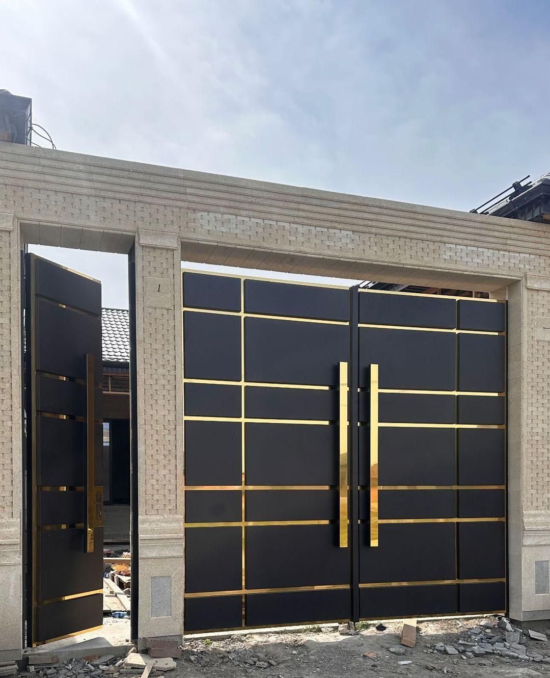 ساخت انواع درب حیاط/ویلا/باغ/باغچه طرح دار و ساده|مصالح و تجهیزات ساختمان|دزفول, |دیوار