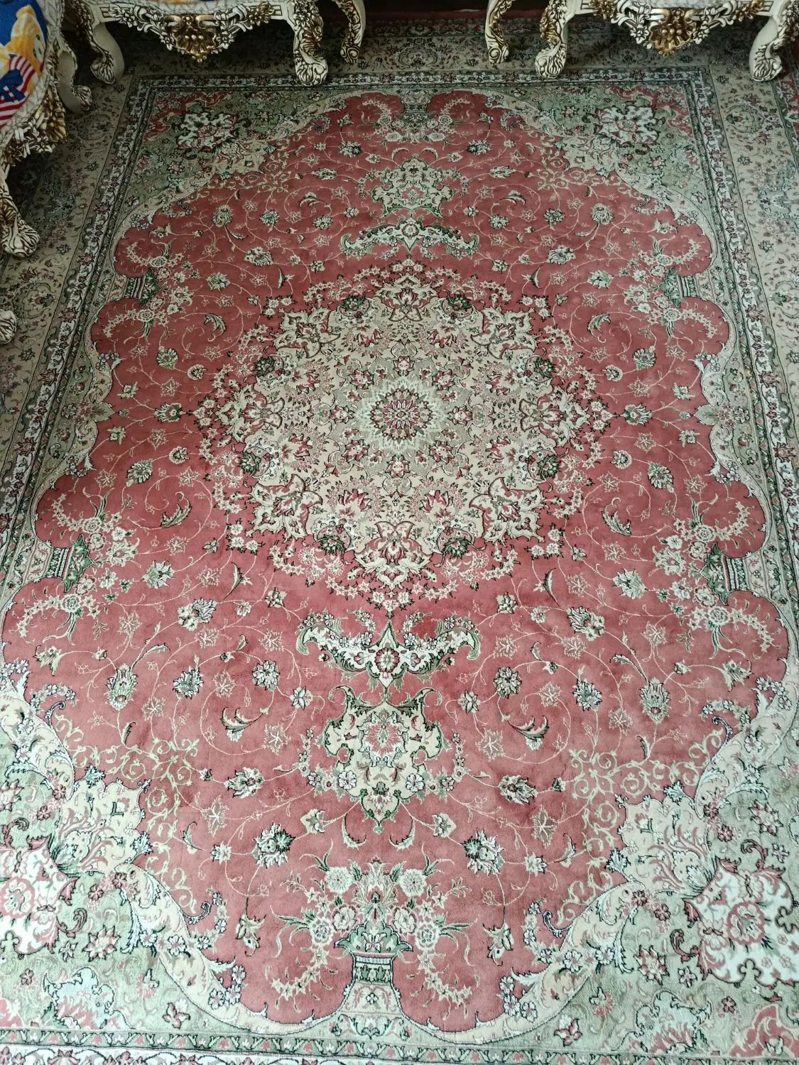 فرش ۱۲ متری به همراره۳کناره کوچک ویک کناره بزرگ۴m|فرش|سهند, |دیوار