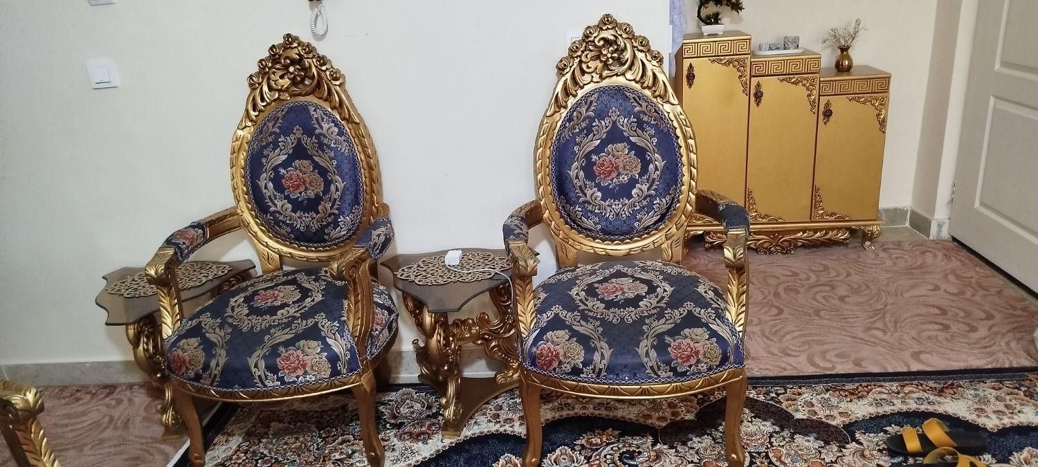 مبل نه نفره همراه با عسلی و جا کفشی ستس|مبلمان خانگی و میز عسلی|پرند, |دیوار
